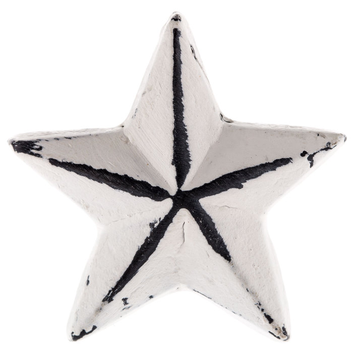 Distressed White Metal Star Knob Hobby Lobby 679845